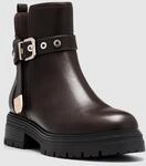 Stiefelette ESPRIT "LILLI", Damen, Gr. 36, Textil, braun, Lederimitat, Schuhe
