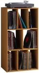 Standregal VCM "Schallplattenregal Raumteiler LP Schaltino", braun (buche), B:60cm