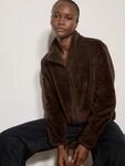 Strickjacke APRICOT "Fleece-Strickjacke", Damen, Gr. XS (34), braun,...