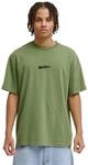T-Shirt DC SHOES "Melted Core", Herren, Gr. L, gr&uuml;n (bronze gr&uuml;n), Obermaterial: