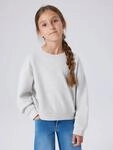 Sweatshirt NAME IT "NKFMILLE SHORT NREG LS SWE O-NECK NOOS", Kinder, Gr. 122/128,