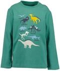 Langarmshirt BLUE SEVEN, Jungen, Gr. 98, gr&uuml;n (tanne), Single Jersey,...