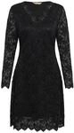Midikleid CULTURE "Damen Kleid CUlively", Damen, Gr. L, N-Gr, schwarz,...