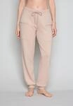 Loungehose JOOP "Alpine Mix & Match (Co & EL)", Damen, Gr. 34, N-Gr, beige,...