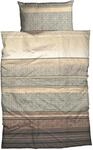 Bettw&auml;sche CASATEX "Turi", beige, braun, B/L: 155cm x 220cm, 1 Stk., 1 Stk., Biber,