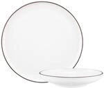 Geschirr-Set SELTMANN WEIDEN "Tafelservice Sento Home Pure Lines 12-tlg.", wei&szlig;