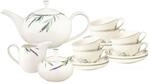 Geschirr-Set SELTMANN WEIDEN "Teeservice Savona Provence 15-tlg. bunt-beige", wei&szlig;