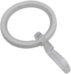 Gardinenring "mit Gleiteinlage f&uuml;r &Oslash; 20 mm", wei&szlig; (wei&szlig;, matt), B:4cm &Oslash;:34cm,