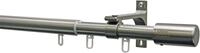 Gardinenstange "Set Mona mit Innenlauf I 1-Lauf, ausziehbar", grau, &Oslash;:19mm, SCH&Ouml;NER