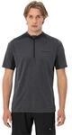 Radtrikot VAUDE "MEN'S TAMARO HZ SHIRT IV", Herren, Gr. 3XL, grau (schwarz),