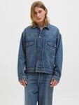 Jeansjacke JACK & JONES "JJIMILES JACKET SQ 439 NOOS", Herren, Gr. XXL, blau...