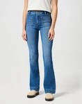 Wrangler "Flare" im Retro-Design mit ausgestelltem Bein