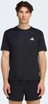 T-Shirt ADIDAS PERFORMANCE "WORKOUT ESSENTIALS BASE", Herren, Gr. XL, schwarz,
