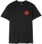 T-Shirt SANTA CRUZ "CLASSIC DOT CHEST T-SHIRT", Herren, Gr. S, schwarz, Obermaterial: