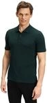 Poloshirt FALKE "Essential Cotton", Herren, Gr. L, gr&uuml;n (thyme (7454)), Shirts