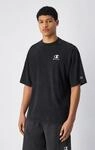 T-Shirt CHAMPION, Herren, Gr. L (50), schwarz (nbk), Obermaterial: 100% Baumwolle,