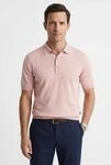 Kurzarmpullover BOSS "Nolano", Herren, Gr. 3XL, rosa (light, pastel pink686), Strick,