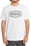 T-Shirt BILLABONG "Trademark", Herren, Gr. L, wei&szlig;, Obermaterial:100% Baumwolle.,