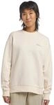 Langarmshirt JACK WOLFSKIN "ESSENTIAL CREWNECK W", Damen, Gr. S (36), wei&szlig; (cotton,