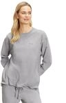 Sweatshirt FALKE "FALKE Sweatshirt", Damen, Gr. XL, grau, heather (3757),...