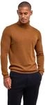 Strickpullover FALKE "Pure Merino Wool", Herren, Gr. S, braun (braun (5100)),