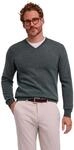 Strickpullover FALKE "Pure Cashmere", Herren, Gr. S, tundra pine (7117), Pullover