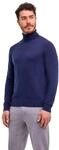 Strickpullover FALKE "Pure Cashmere", Herren, Gr. S, blau (space blau (6116)),