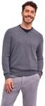 Strickpullover FALKE "Pure Cashmere", Herren, Gr. XXXL, dunkelgrau, heather (3278),