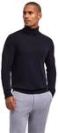 Strickpullover FALKE "Pure Cashmere", Herren, Gr. S, schwarz (schwarz (3000)),