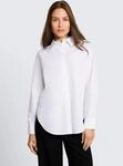 Hemdbluse TOM TAILOR "Loose", Damen, Gr. 36, wei&szlig;, Obermaterial: 50% Baumwolle, 50%