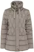 Steppjacke FUCHS SCHMITT "Steppjacke", Damen, Gr. 38, beige (taupe), Web,