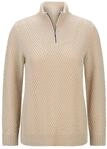 Strickpullover GOLDNER "Kurzgr&ouml;&szlig;e Troyer-Pullover mit Rei&szlig;verschluss", Damen, Gr.