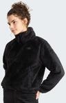 Fleeceshirt THE NORTH FACE, Damen, Gr. L, schwarz (tnf schwarz), Obermaterial: 100%