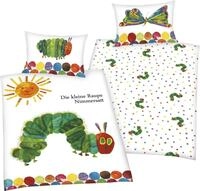 Babybettw&auml;sche "Die kleine Raupe Nimmersatt", bunt, B/L: 100cm x 135cm, 1 Stk., 1