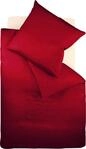 Bettw&auml;sche FLEURESSE "Colours in 135x200, 155x220 oder 200x200 cm", rot (bordeaux),