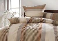 Bettw&auml;sche DYCKHOFF "Kira", beige, B/L: 135cm x 200cm, 1 Stk., 1 Stk., Frottee, B/L: