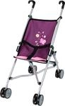 Puppenbuggy BAYER "Prinzessin", lila (lila mit schmetterling), Puppenwagen,