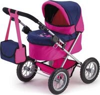 Puppenwagen BAYER "Trendy", bunt (pink, blau), Puppenwagen, KinderB:39cm H:68cm