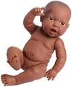 Babypuppe BAYER "Newborn Baby Black Girl", braun, Puppen, Kinder, Babypuppe