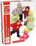 Stoffpuppe HAPE "Puppenfamilie", bunt, Puppen, Kinder, Baumwolle, uni, Stoffpuppe