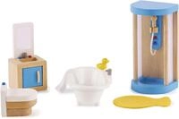 Puppenhausm&ouml;bel HAPE "Familienbad", bunt, Puppenm&ouml;bel, Kinder, Puppenhausm&ouml;bel