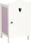 Puppenkleiderschrank ROBA "Fienchen", rosa (wei&szlig;, rosa), Puppenm&ouml;bel, KinderB:31cm