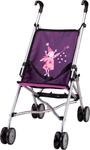 Puppenbuggy BAYER "Prinzessin", lila (lila mit fee), Puppenwagen, KinderB:27cm H:57cm