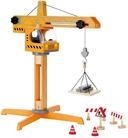 Spielzeug-Kran HAPE "Gro&szlig;er Baukran", gelb, Spielzeugfahrzeuge, KinderB:45cm H:54cm