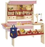 Kaufladen PINOLINO "Marktstand Lucy", beige (natur, rot), Kaufl&auml;den, KinderB:95cm