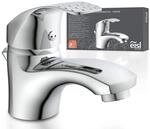 Waschtischarmatur EISL "Roma", grau (chromfarben), B:5cm T:13,9cm, Kunststoff,