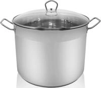 Kochtopf KR&Uuml;GER, silber (edelstahlfarben), H:25cm &Oslash;:33cm, T&ouml;pfe, Kochtopf, f&uuml;r