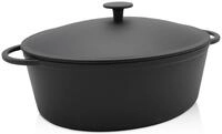 Br&auml;ter KR&Uuml;GER "Eisenguss Gansbr&auml;ter mit Deckel RUSTICA, 34 x 27 x 12,5 cm",