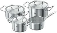 Topf-Set ZWILLING "TWIN Classic", silber (silberfarben), T&ouml;pfe, Topf-Set, 18/10