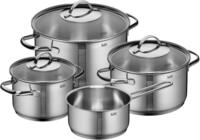 Topf-Set SILIT "Achat", silber (edelstahl), B:29,6cm H:26,2cm L:57,6cm &Oslash;:24cm,